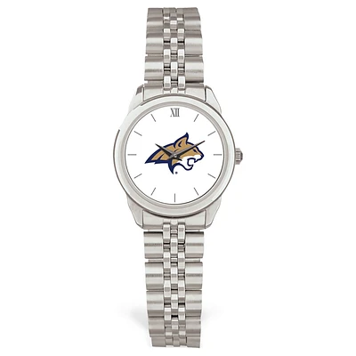 Women's Silver Montana State Bobcats Rolled Link Watch