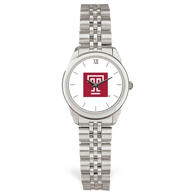 Women's Silver Temple Owls Rolled Link Watch