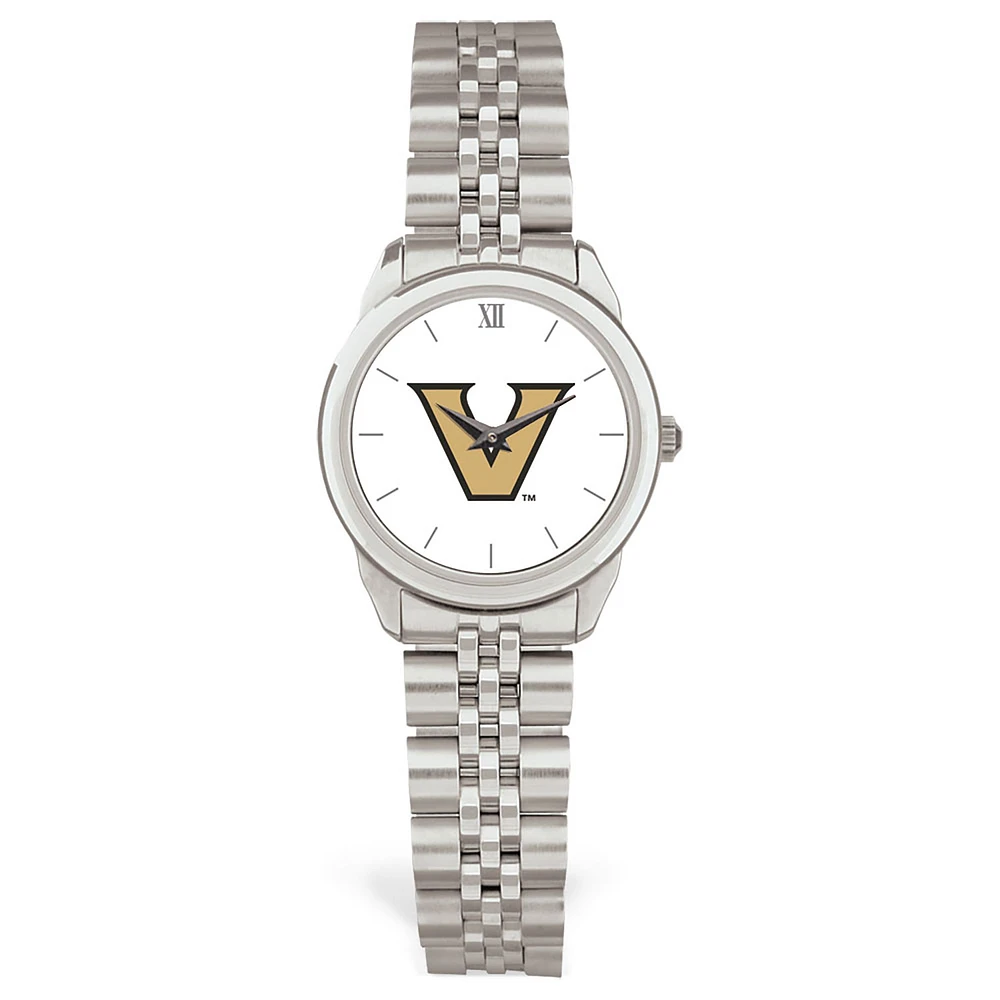 Women's Silver Vanderbilt Commodores Rolled Link Watch