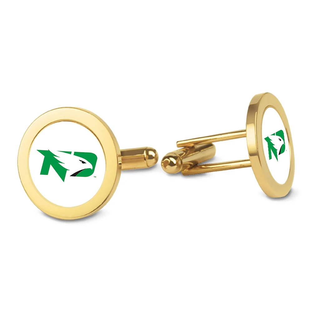 Gold North Dakota Cufflinks