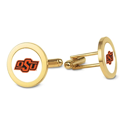 Gold Oklahoma State Cowboys Cufflinks