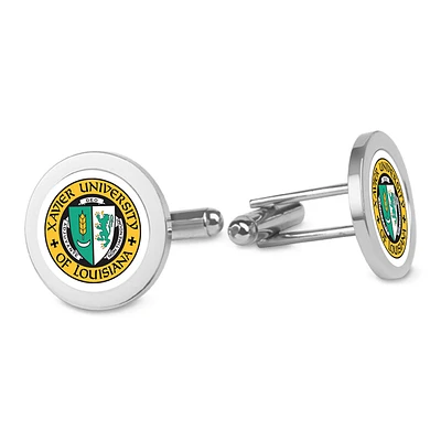 Silver Xavier University of Louisiana Gold Rush Cufflinks