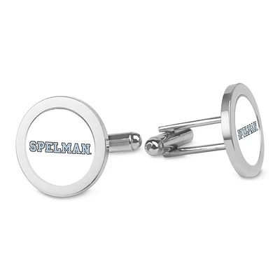 Silver Spelman College Jaguars Cufflinks