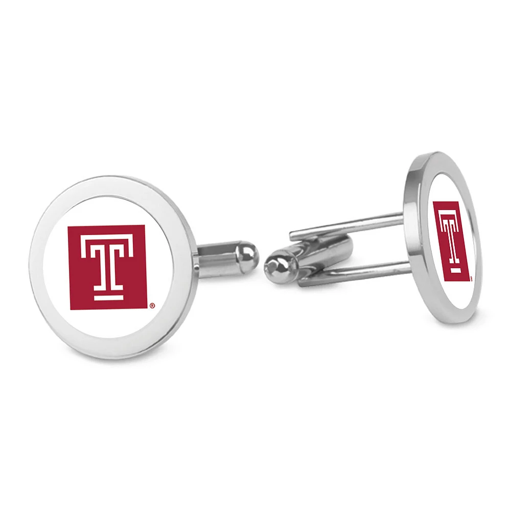 Silver Temple Owls Cufflinks