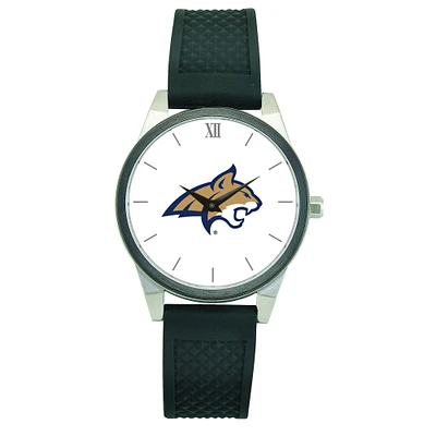Women's Black Montana State Bobcats Silicone Strap Wristwatch
