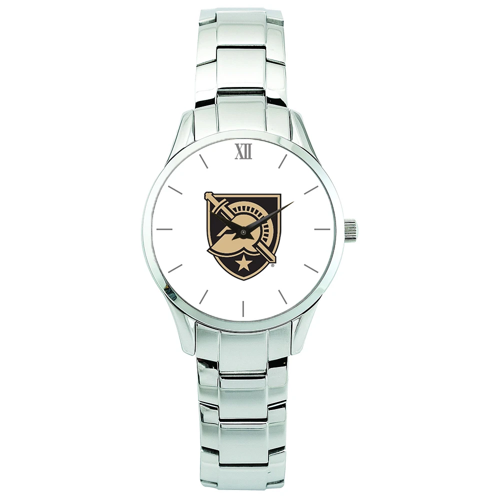 Men's Silver Army Black Knights Stainless Steel Wristwatch