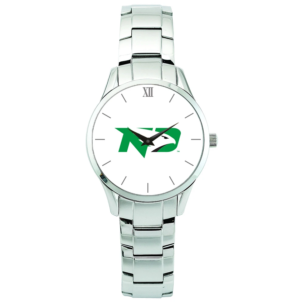 Men's Silver North Dakota Stainless Steel Wristwatch