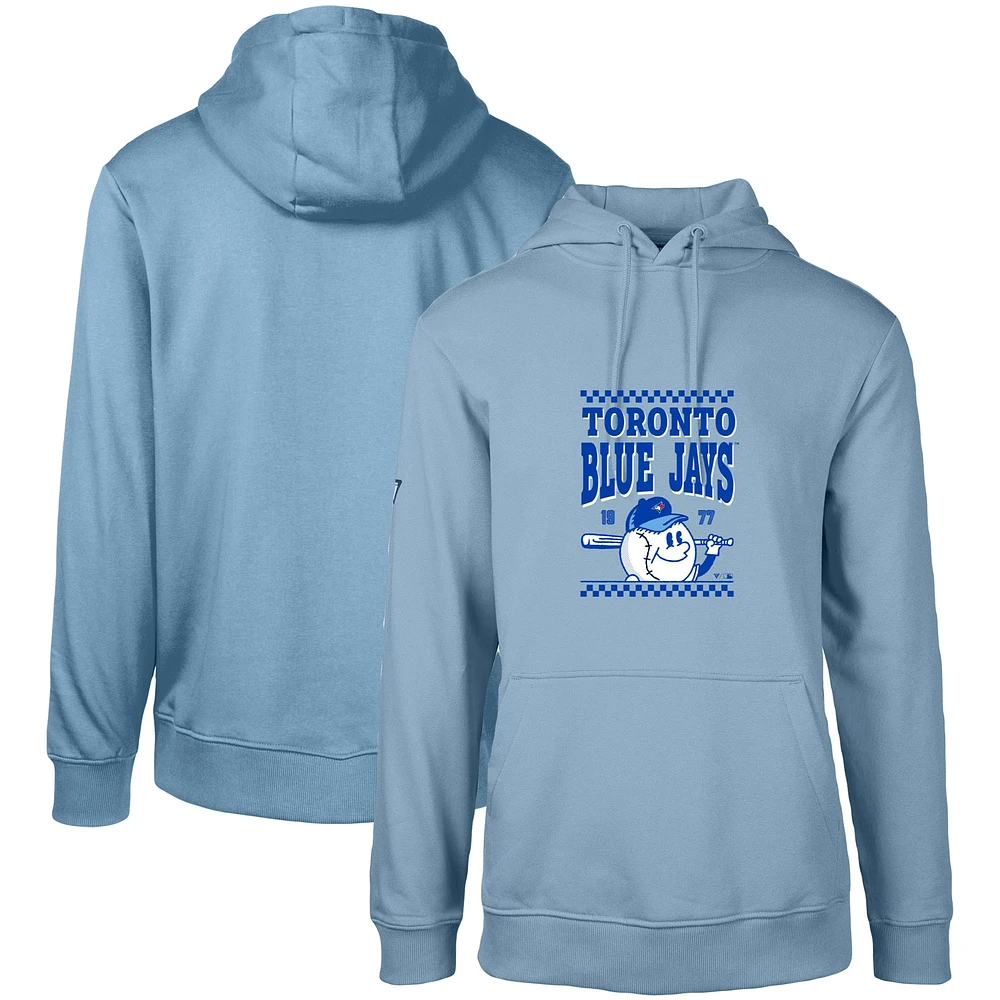 Men's Levelwear Powder Blue Toronto Jays Podium Inaugural Pullover Hoodie