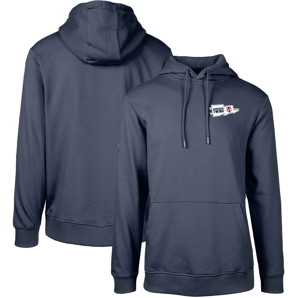 Men's Levelwear Navy Minnesota Twins Podium Rafters Pullover Hoodie