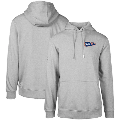 Men's Levelwear Gray New York Mets Podium Rafters Pullover Hoodie