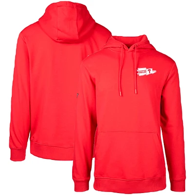 Men's Levelwear Red Philadelphia Phillies Podium Rafters Pullover Hoodie