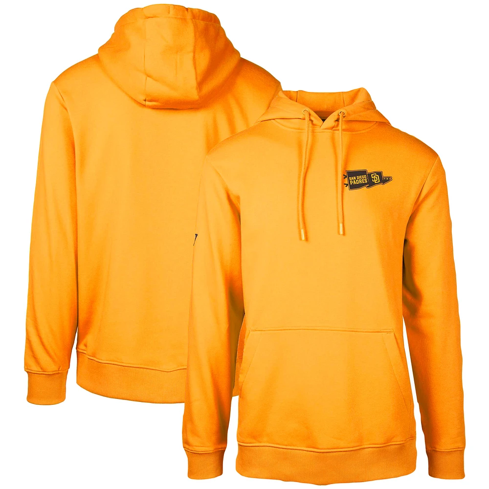Men's Levelwear Gold San Diego Padres Podium Rafters Pullover Hoodie