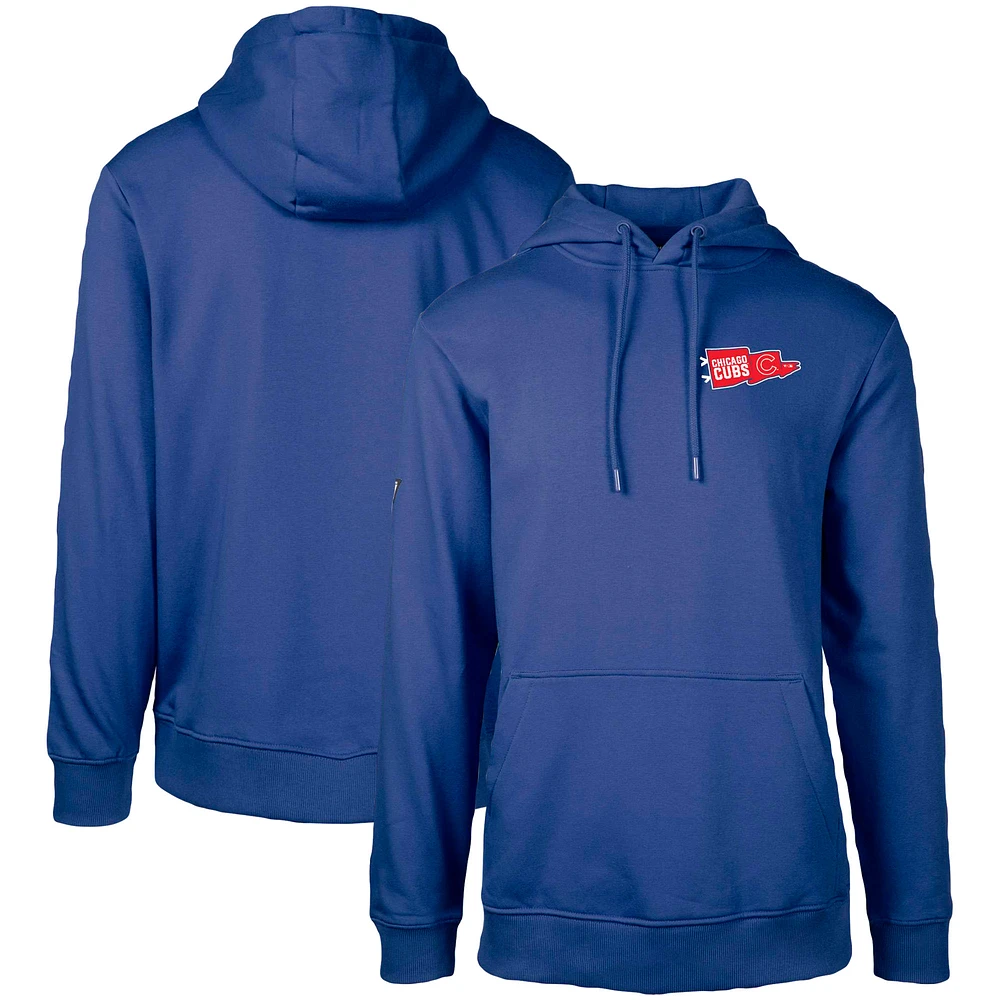 Men's Levelwear Royal Chicago Cubs Podium Rafters Pullover Hoodie