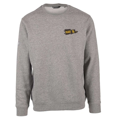 Men's Levelwear Gray San Diego Padres Zane Rafters Pullover Sweatshirt