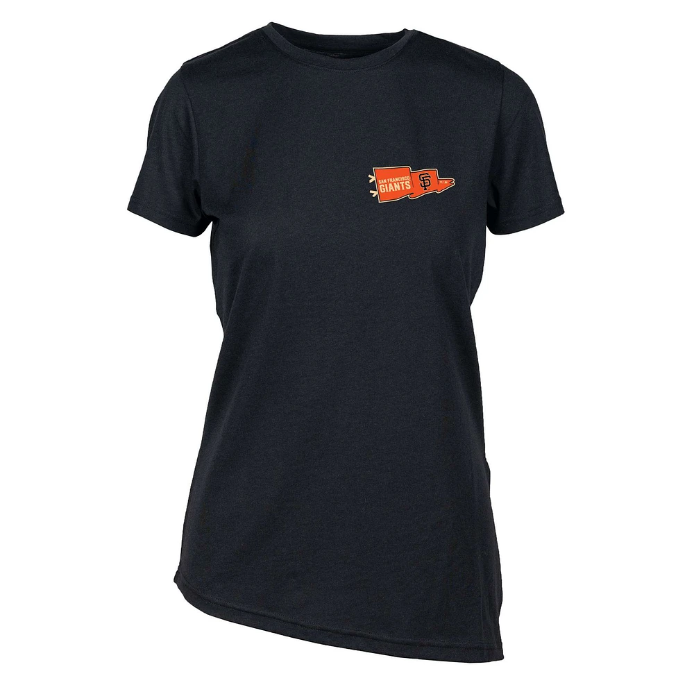 Women's Levelwear Black San Francisco Giants Birch Rafters T-Shirt