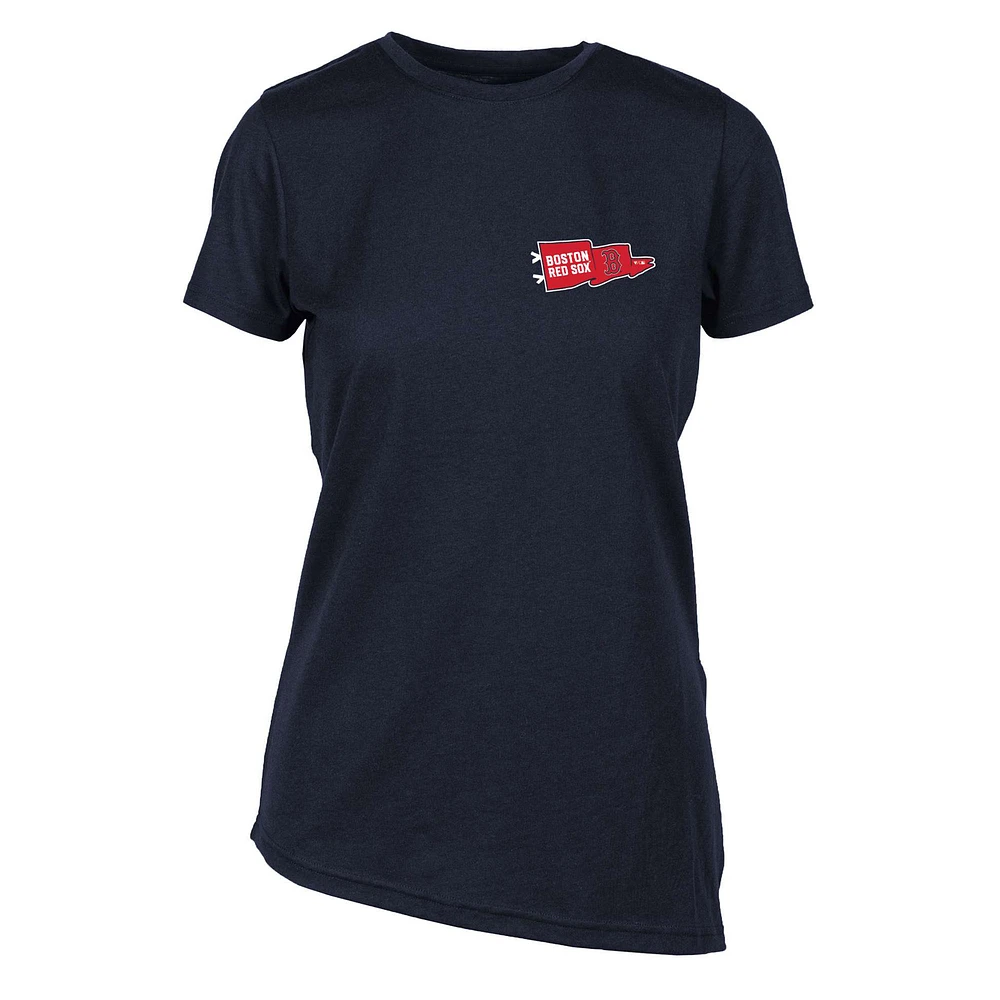Women's Levelwear Navy Boston Red Sox Birch Rafters T-Shirt
