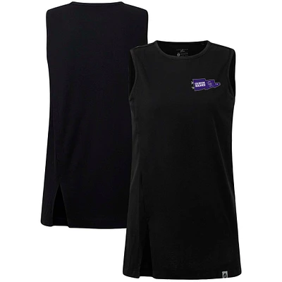 Women's Levelwear Black Colorado Rockies Influx Rafters Tank Top