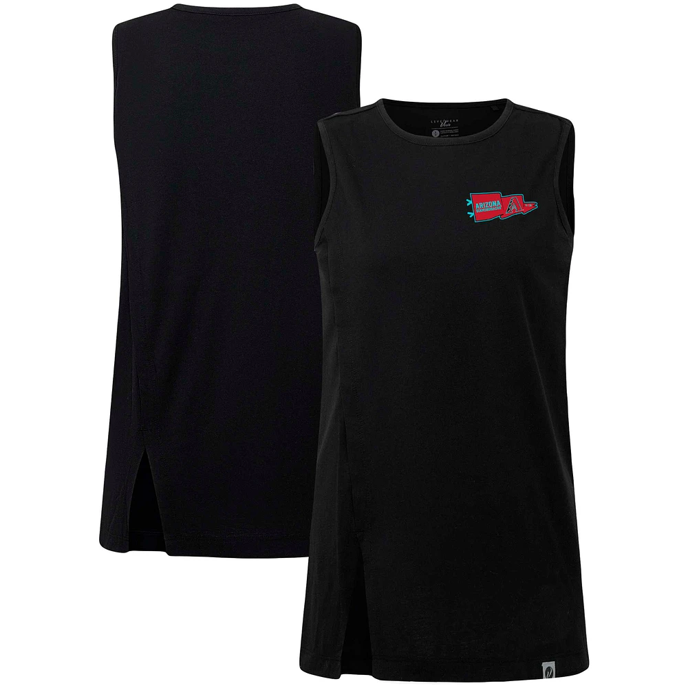 Women's Levelwear Black Arizona Diamondbacks Influx Rafters Tank Top
