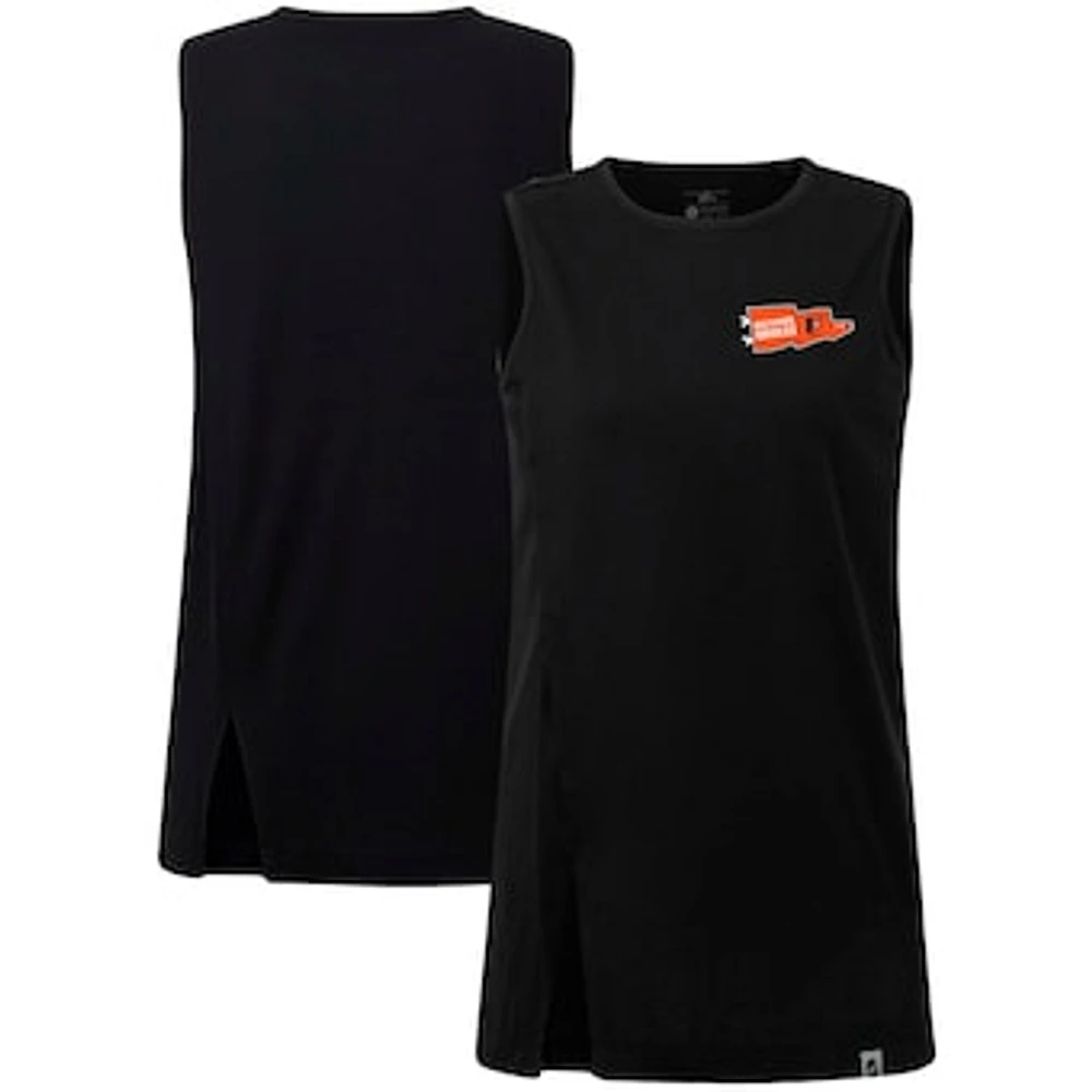 Women's Levelwear Black Baltimore Orioles Influx Rafters Tank Top