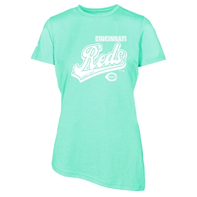 Women's Levelwear Mint Cincinnati Reds Birch Sweep T-Shirt