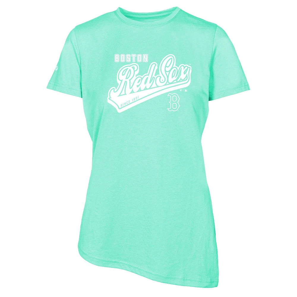 Women's Levelwear Mint Boston Red Sox Birch Sweep T-Shirt