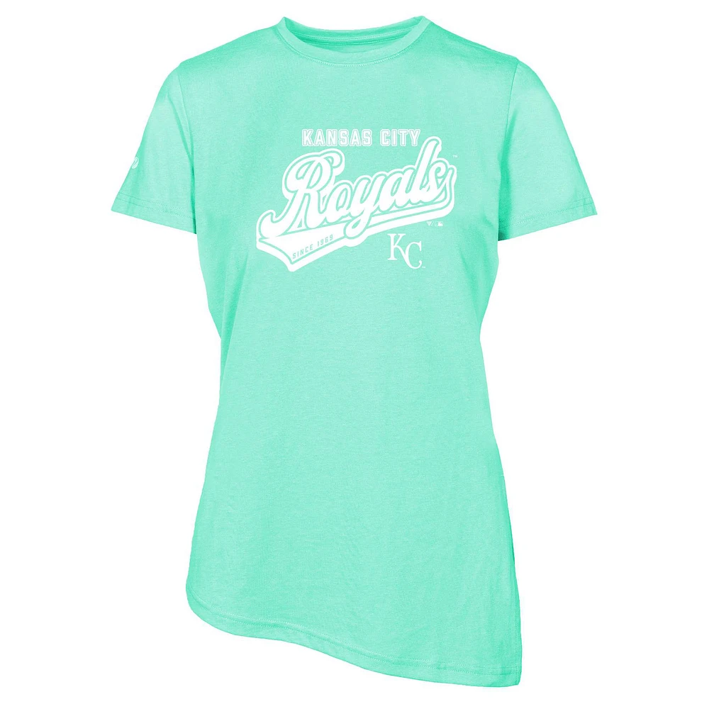 Women's Levelwear Mint Kansas City Royals Birch Sweep T-Shirt