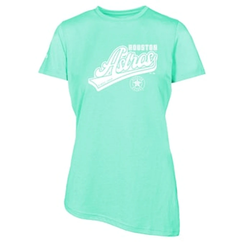 Women's Levelwear Mint Houston Astros Birch Sweep T-Shirt