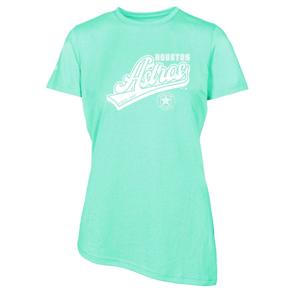 Women's Levelwear Mint Houston Astros Birch Sweep T-Shirt