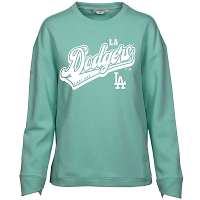Women's Levelwear Mint Los Angeles Dodgers Fiona Sweep Pullover Sweatshirt