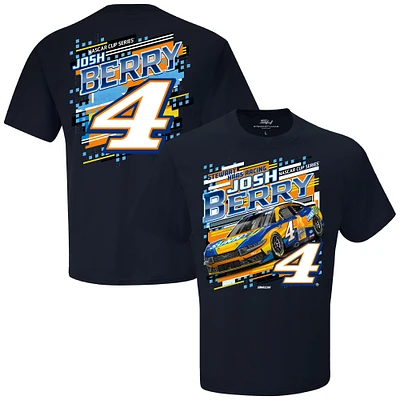 Men's Stewart-Haas Racing Team Collection Navy Josh Berry Sunny D Draft T-Shirt