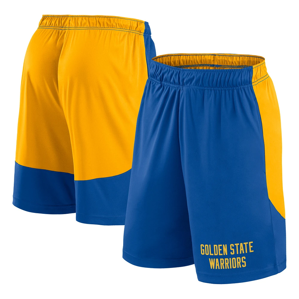 Men's Logo Athletic Royal Golden State Warriors Launch Performance Shorts