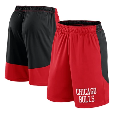Men's Logo Athletic Red Chicago Bulls Launch Performance Shorts