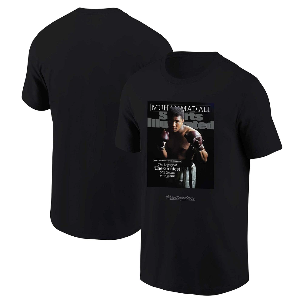 Unisex Contenders Clothing Muhammad Ali Black Sports Illustrated x The Greatest Cover T-Shirt