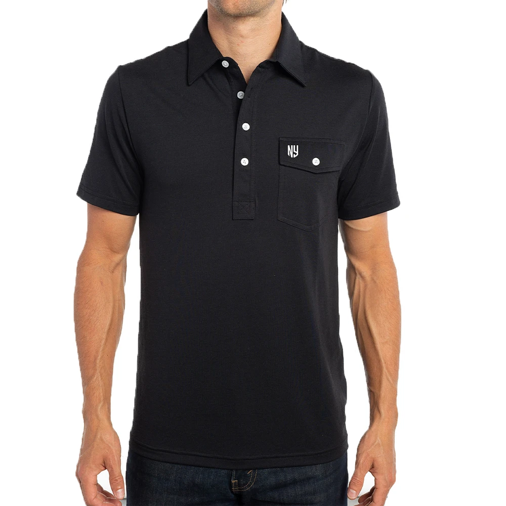 Men's Criquet Black New York Red Bulls Player Polo