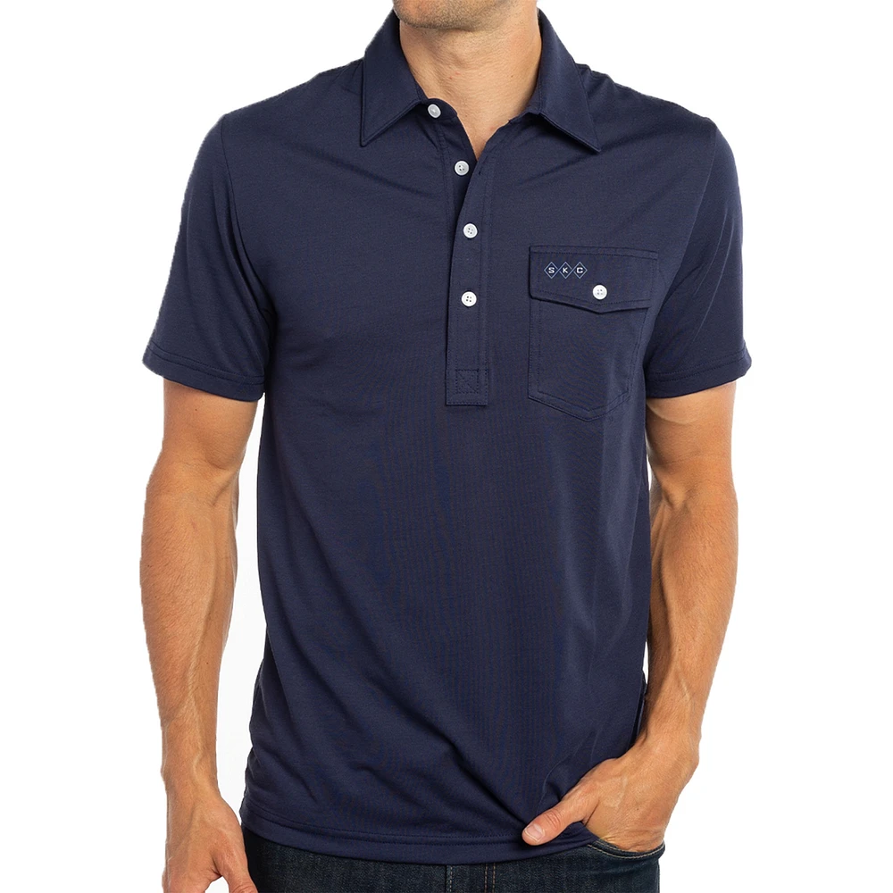 Men's Criquet Navy Sporting Kansas City Player Polo