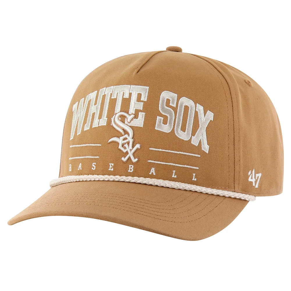 Men's '47 Brown Chicago White Sox Neutral Roscoe Rope Hitch Adjustable Hat