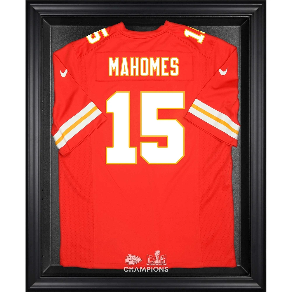 Kansas City Chiefs Super Bowl LVIII Champions Jersey Logo Display Case