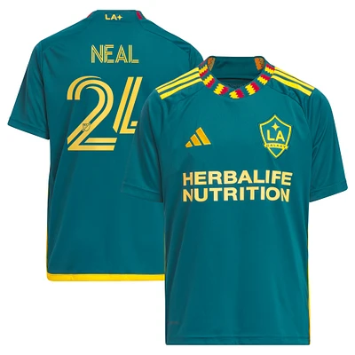 Youth adidas Jalen Neal Green LA Galaxy 2024 LA Kit Replica Player Jersey