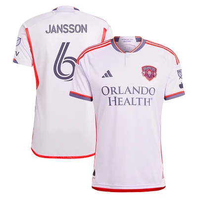 Men's adidas Robin Jansson Purple Orlando City SC 2024 Legacy Kit Authentic Player Jersey