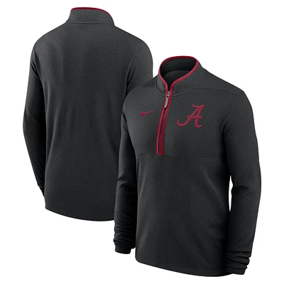 Men's Nike Black Alabama Crimson Tide Victory Performance Half-Zip Top