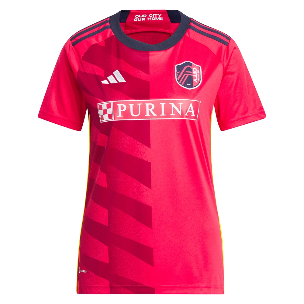 Women's adidas Aziel Jackson Red St. Louis City SC 2024 The Spirit Kit Replica Player Jersey