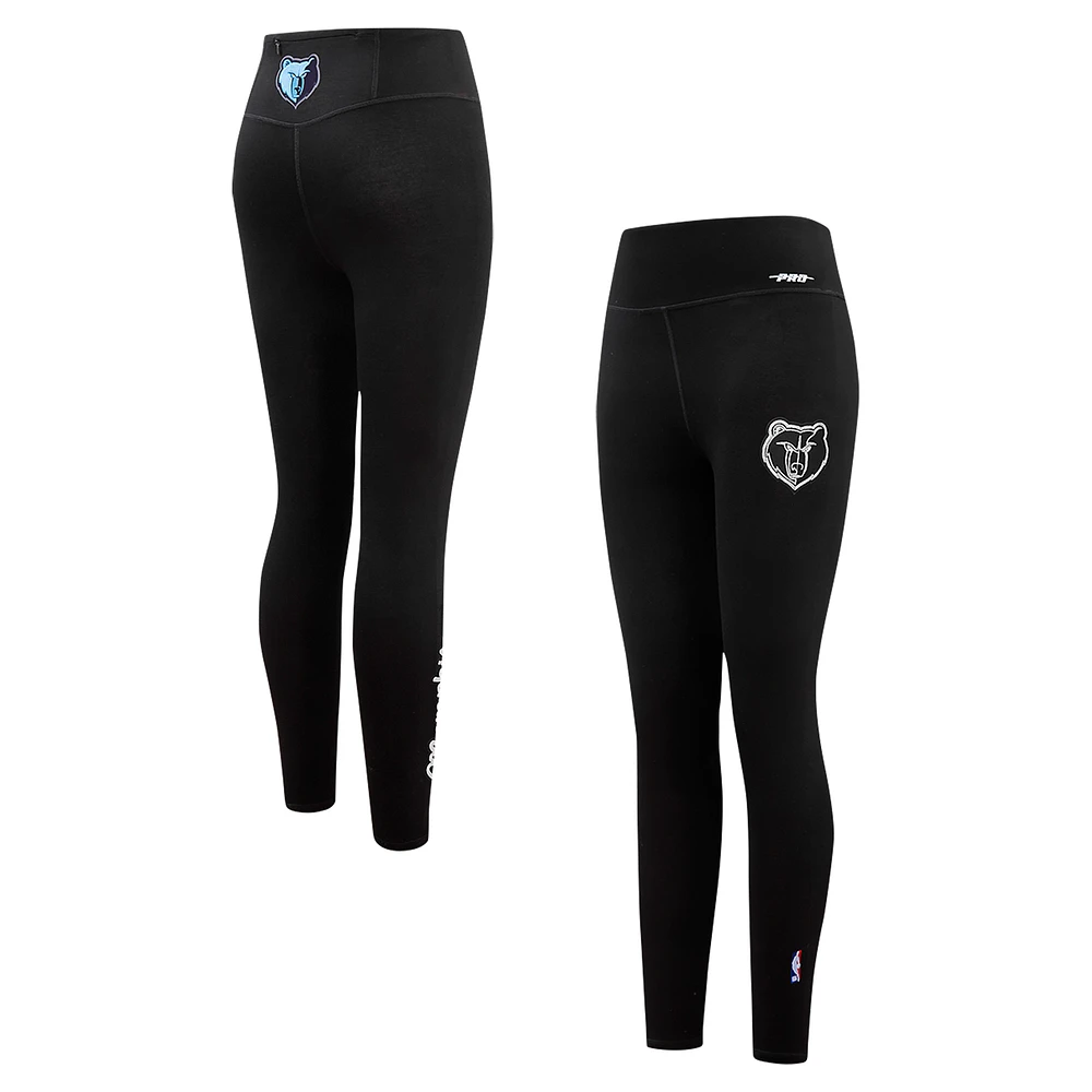 Women's Pro Standard Black Memphis Grizzlies Paint the City Tri-Blend Jersey Leggings