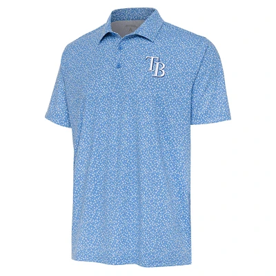 Men's Antigua Light Blue Tampa Bay Rays Terrace Polo