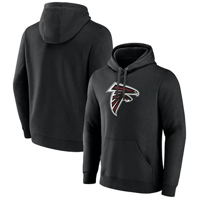 Men's Black Atlanta Falcons Primary Logo Pullover Hoodie