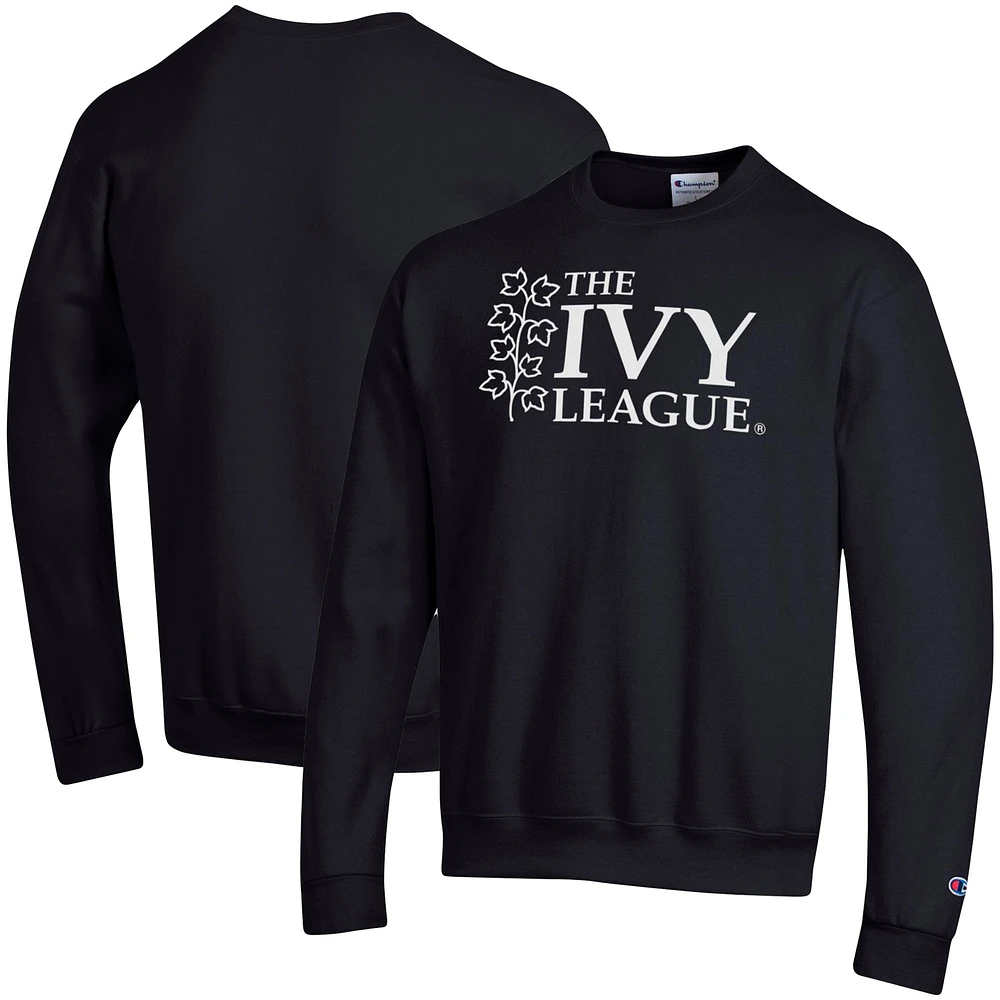 Men's Champion Black Ivy League Powerblend Crewneck Sweatshirt