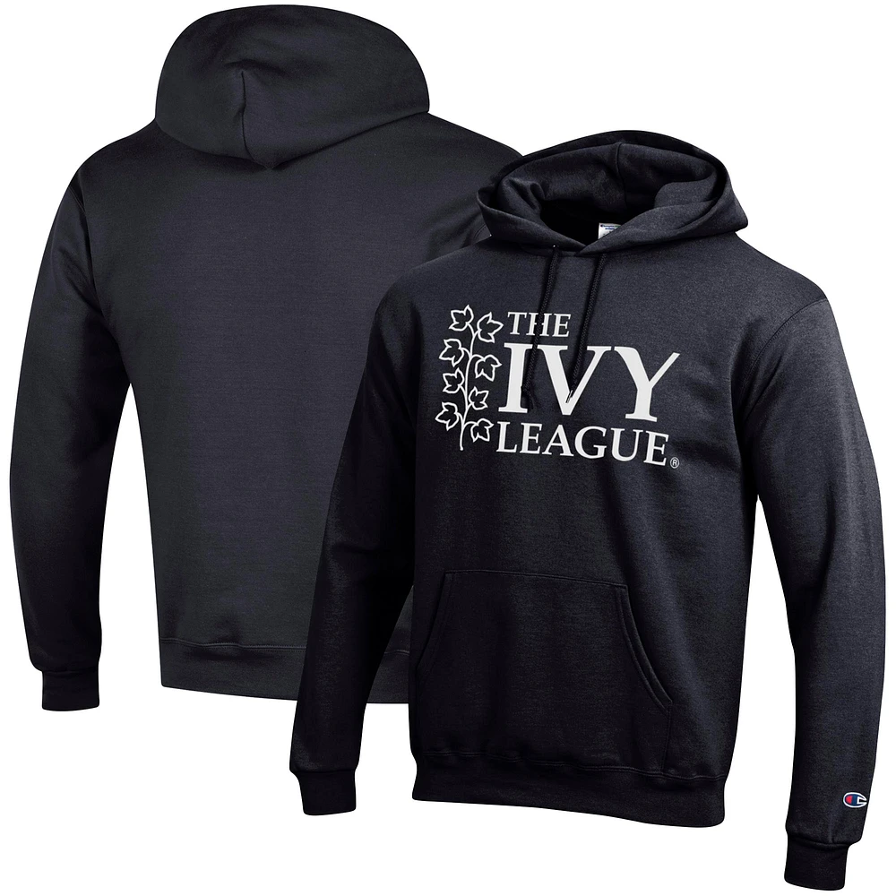 Men's Champion Black Ivy League Powerblend Pullover Hoodie