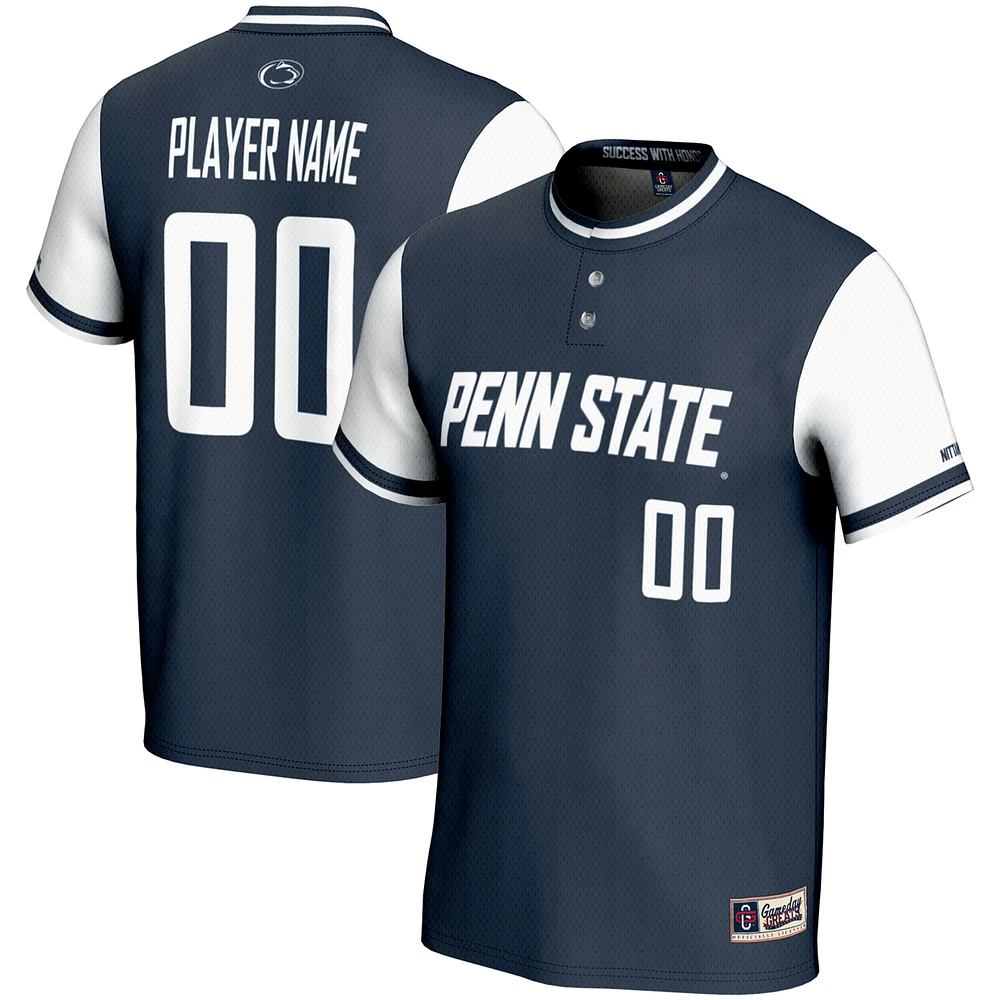 Unisex GameDay Greats Navy Penn State Nittany Lions NIL Pick-A-Player Women's Softball Lightweight Jersey