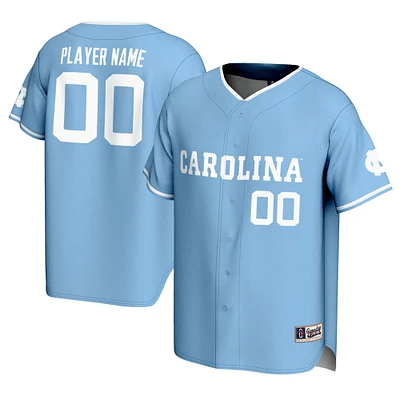 Men's GameDay Greats Carolina Blue North Tar Heels NIL Pick-A-Player Lightweight Baseball Jersey