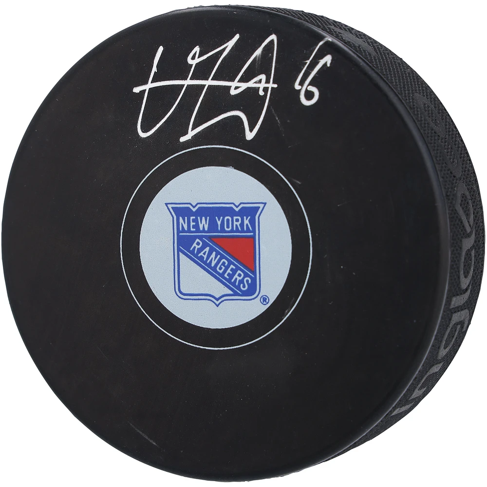 Vincent Trocheck New York Rangers Autographed Hockey Puck