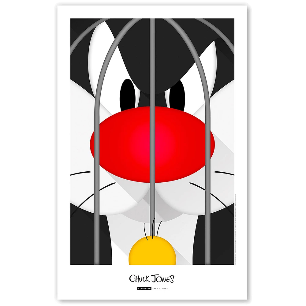 Looney Tunes Chuck Jones Gallery Putty Tat Trouble 11" x 17" Poster Print